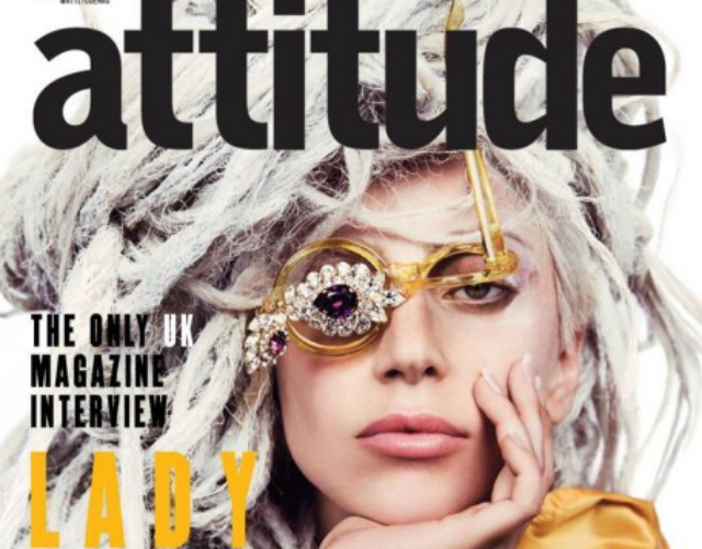 Lady Gaga, portada de 'Attitude' en UK
