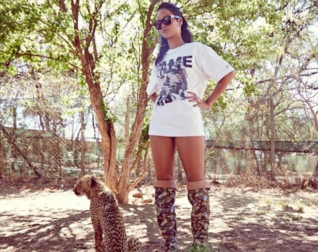 Rihanna habla en español: "puta, coma una verga"