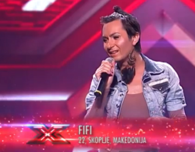 Una transexual interpreta 'Beautiful' de Christina Aguilera en 'X Factor' Serbia