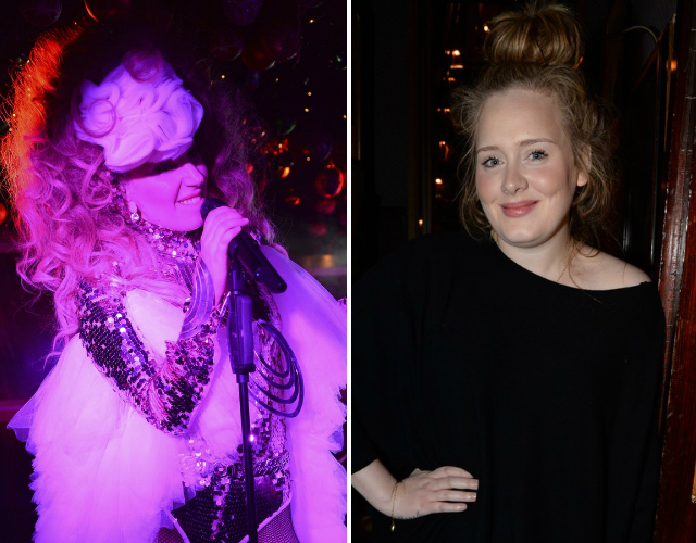 Adele acude a un concierto privado de Lady Gaga en Londres