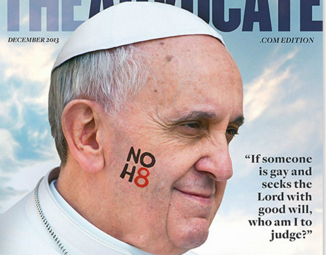'The Advocate' nombra al Papa Francisco 'Persona del año'