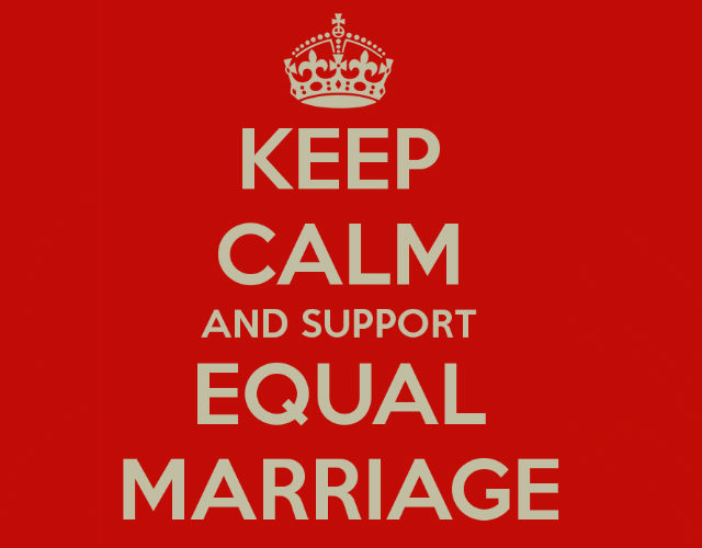 Un párroco británico aconseja en su Iglesia: "Keep Calm y apoya al matrimonio igualitario"