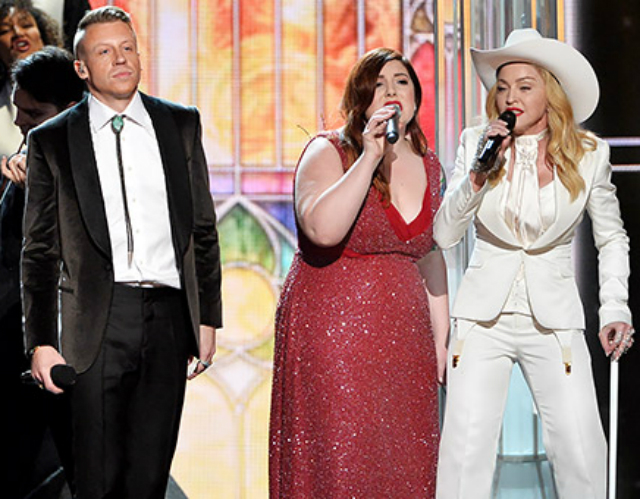 Madonna canta 'Same Love' en los Grammys 2014 con Macklemore & Ryan Lewis