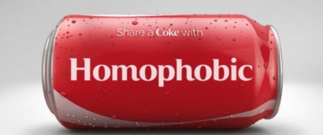 Coca Cola no te permite añadir la palabra "gay" a tu lata