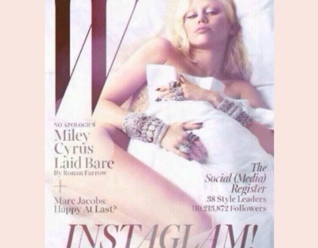 Miley Cyrus, desnuda de nuevo para 'W'
