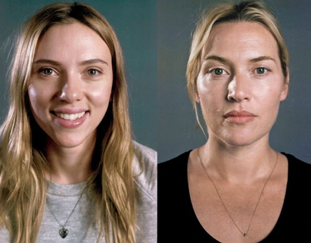 Scarlett Johansson y Kate Winslet, sin maquillaje para 'Vanity Fair'