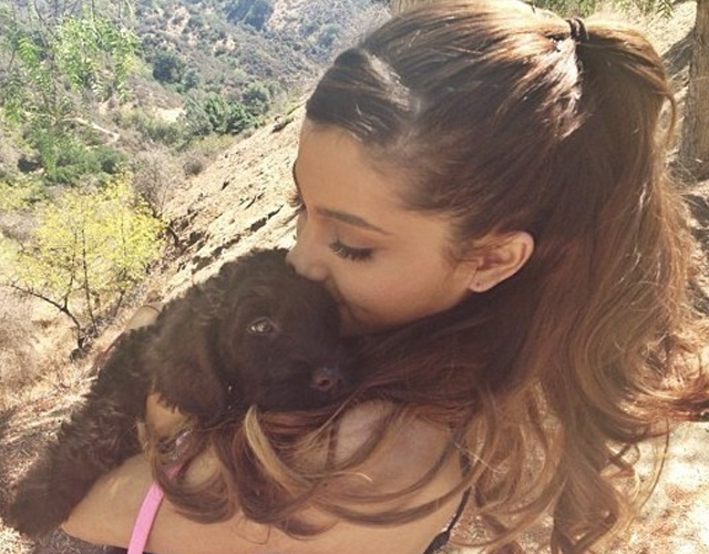 Ariana Grande se rompe 3 dedos al resbalar en la orina de su perra
