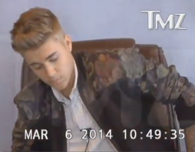 Se filtra el vídeo de la declaración de Justin Bieber por agresión a un paparazzi