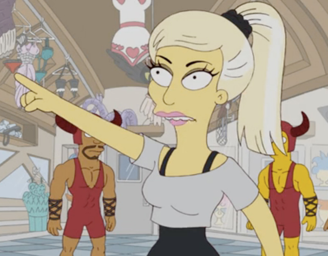 Lady Gaga Simpsons peor