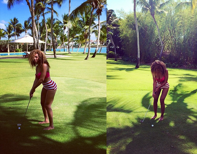 ¿Usó Beyoncé Photoshop en sus vacaciones para adelgazar sus piernas?