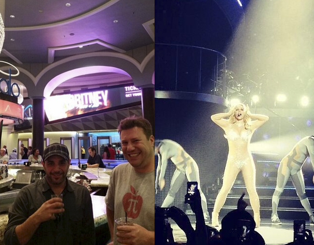Britney Spears vuelve a Las Vegas... y Sam Lufti acude al concierto