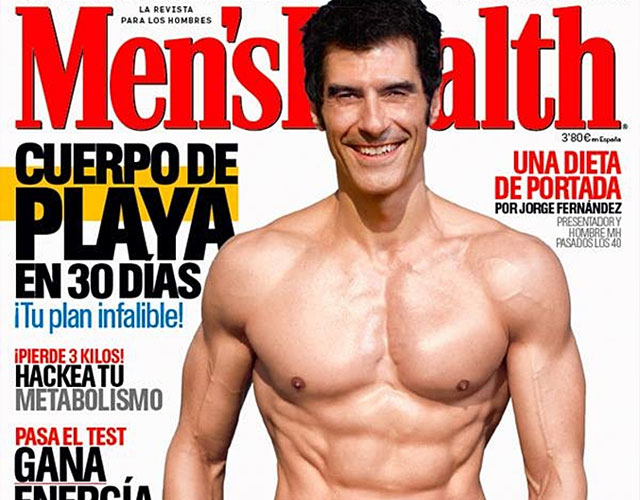 Jorge Fernández, sin camiseta en portada de 'Men's Health'