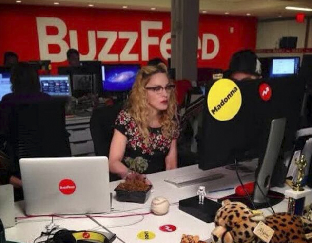 Madonna organiza un evento en directo con BuzzFeed y su #ArtForFreedom