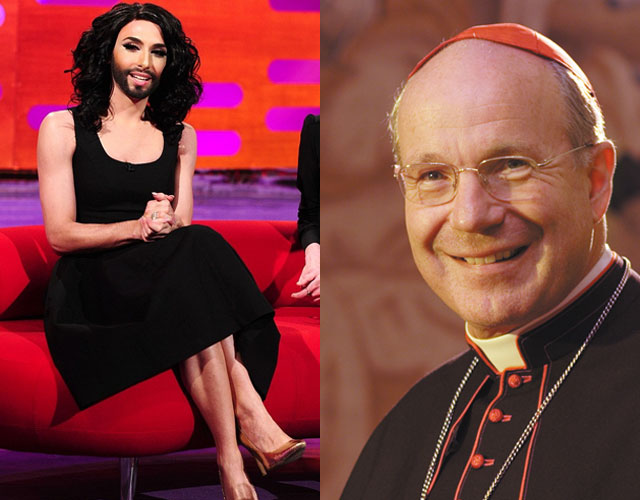 Un cardenal felicita a Conchita Wurst por su victoria en Eurovisión