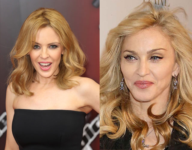 Kylie habla de dueto con Madonna