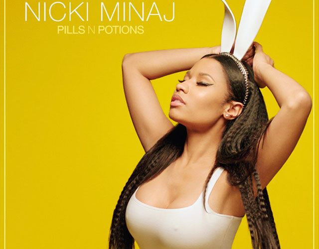 Nicki Minaj, coneja marcando pezones en la portada de 'Pills N Potions'