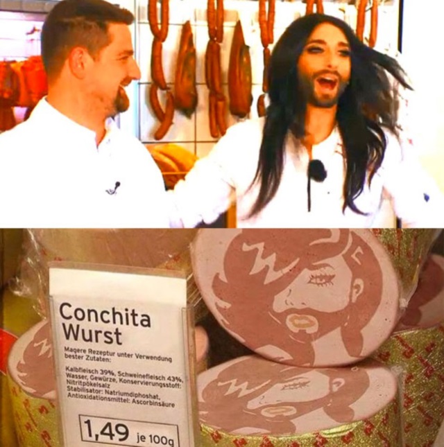 La salchicha de Conchita Wurst