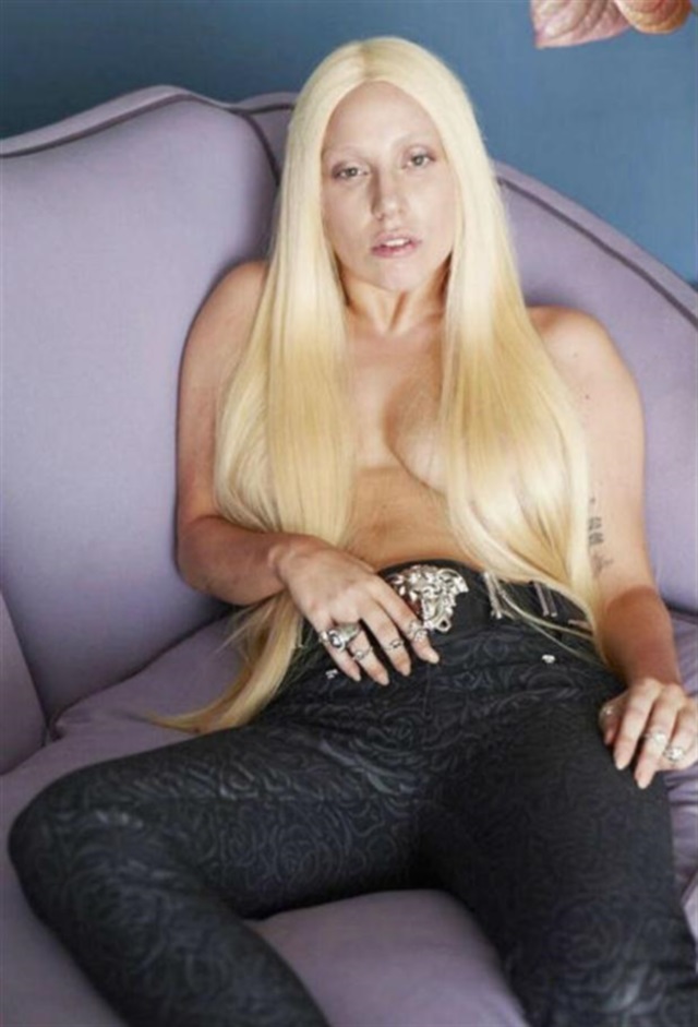 Nueva foto de Lady Gaga desnuda sin retoques de photoshop
