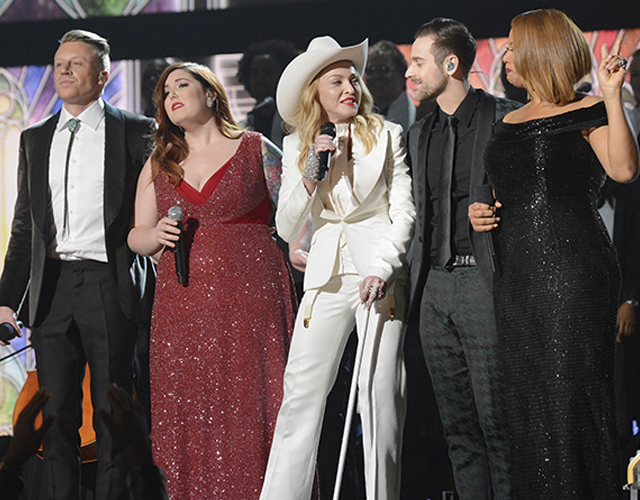 Se filtra el ensayo de Madonna y Macklemore & Ryan Lewis para los Grammys 2014