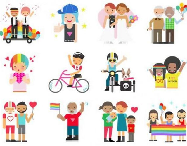 Stickers Orgullo Gay Facebook