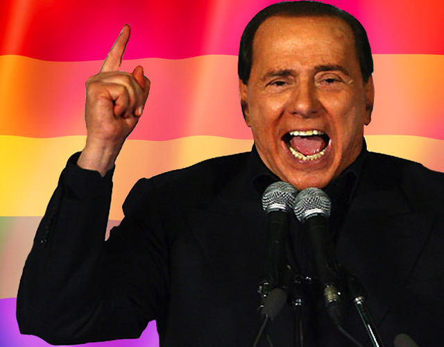 Silvio Berlusconi decide apoyar los derechos LGBT