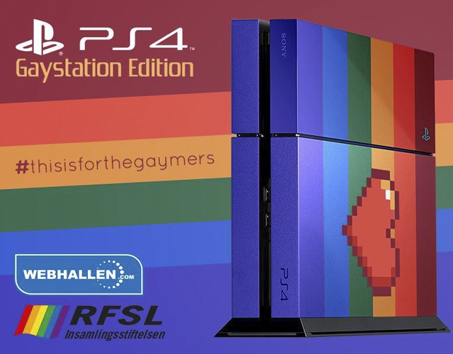 Gaystation: una PS4 de arcoiris por el Orgullo de Estocolmo