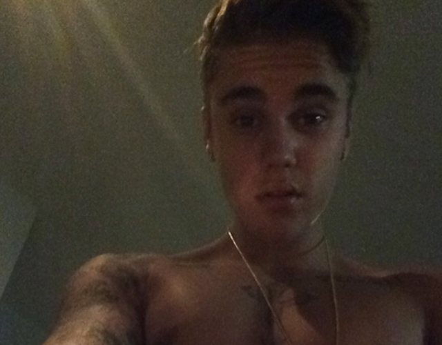 La selfie de Justin Bieber ¿desnudo?
