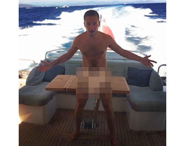 Liam Payne, desnudo y marcando pene erecto en Twitter