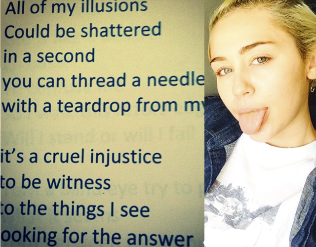 Madonna etiqueta a Miley Cyrus en la letra de una nueva canción