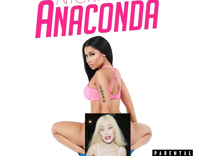 El culo de Nicki Minaj en la portada de 'Anaconda', nuevo single