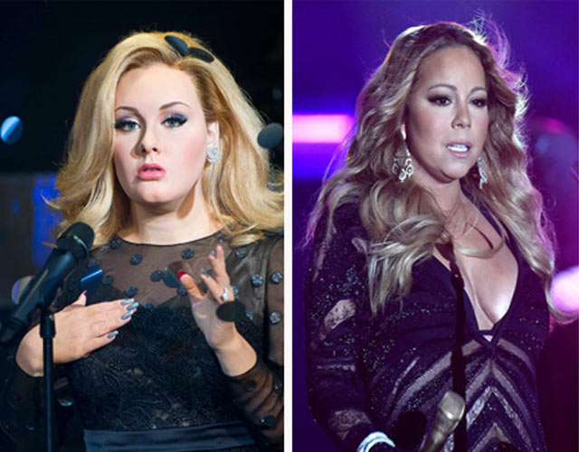 Adele Mariah sustitutas Céline Dion
