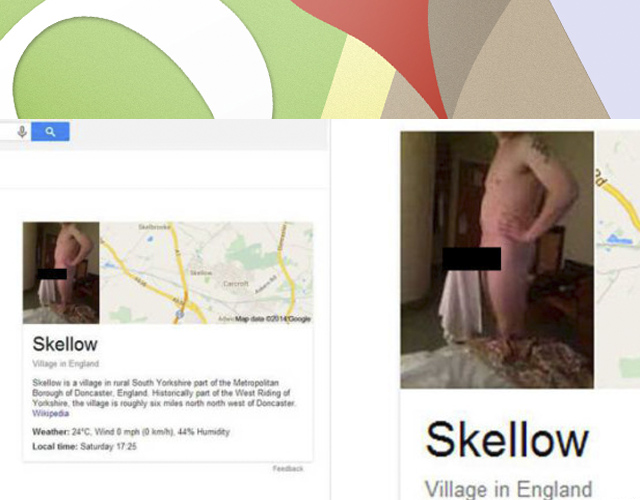 Google sustituye por error un mapa por un hombre desnudo
