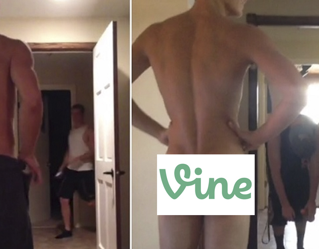 Un hombre se desnuda por sorpresa ante todos sus amigos en Vine