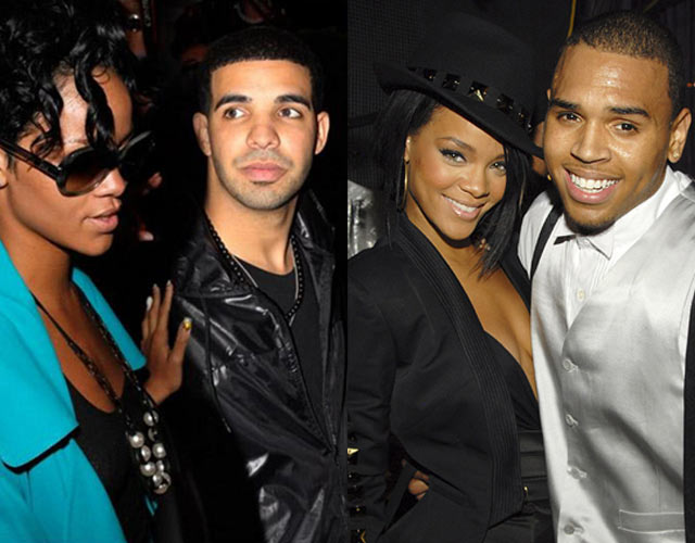 Drake Chris Brown Rihanna