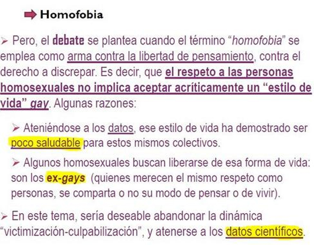 Homofobia en la Universidad de Extremadura: "el estilo de vida gay es poco saludable"
