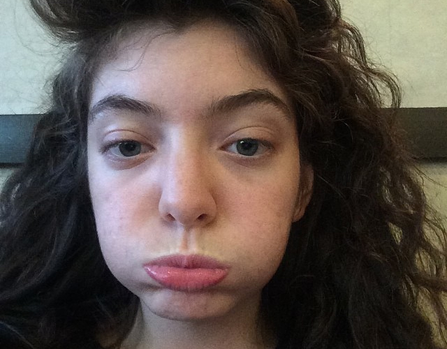 Lorde sin maquillaje en Instagram
