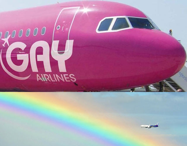 El primer avión rosa de Gay Airlines llegará en octubre a España