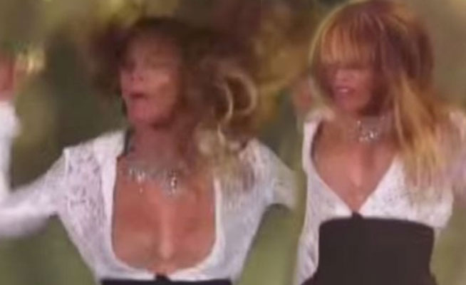 Los pechos de Beyoncé protagonizan un escandaloso fallo de vestuario