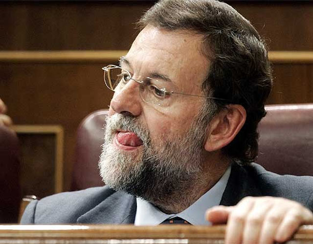 "Rajoy mariquita". Rajoy GAY en una publicación de la Agencia EFE