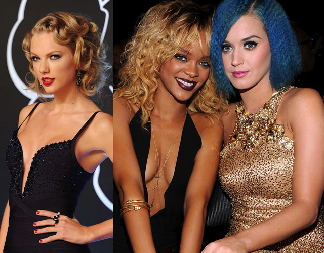 Katy Perry y Rihanna planean burlarse de Taylor Swift en los MTV EMA 2014