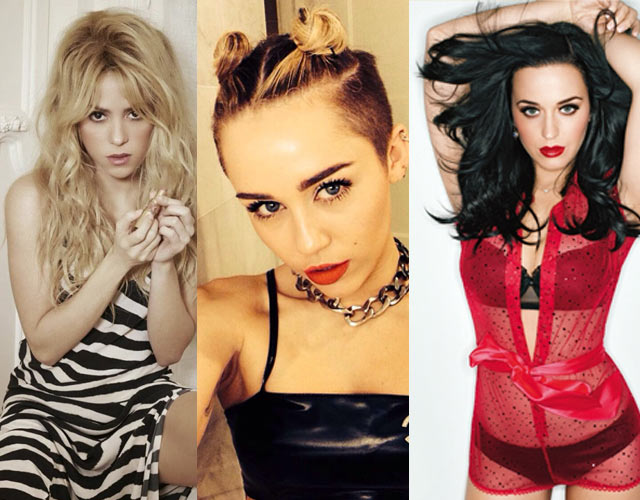 Shakira, Miley Cyrus y Katy Perry entran en el libro de los Récord Guinness