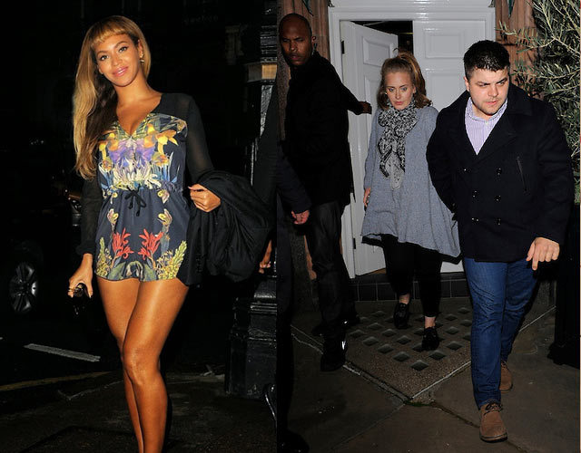 Beyoncé, Adele, Will.I.Am y Jay Z juntos en Londres: ¿nueva colaboración a la vista?