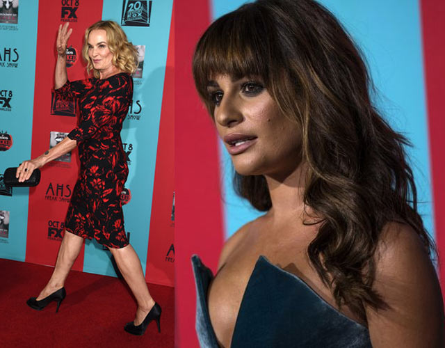 Lea Michele, ignorada por Jessica Lange en la premiere de 'American Horror Story: Freak Show'