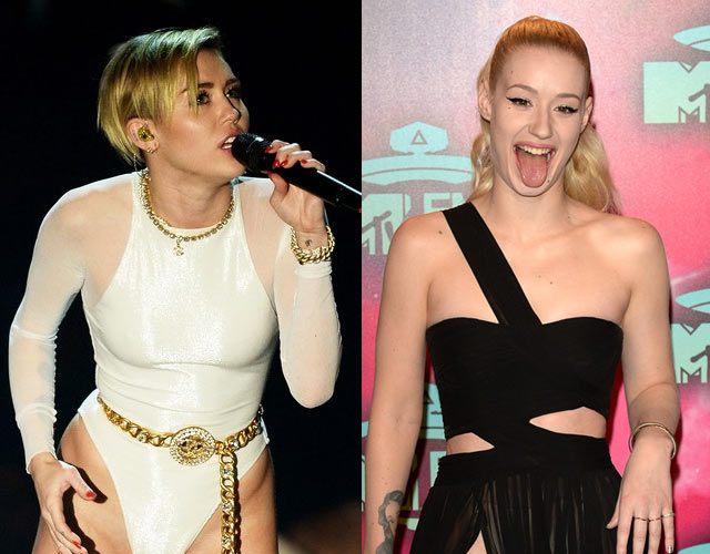 Miley Iggy MTV EMA 2014