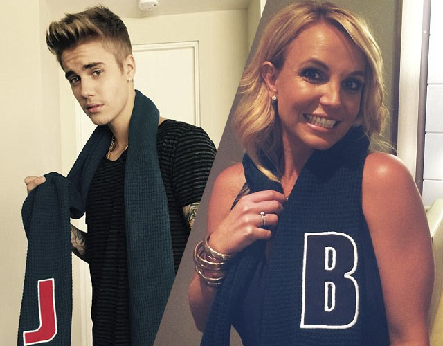 Las bufandas solidarias de Britney Spears, Kylie Minogue y Justin Bieber