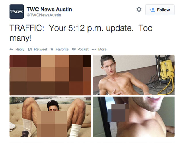 Time Warner News tuitea por error fotos de porno gay muy explícito