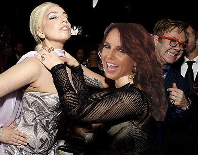 Lady Gaga no quiere cantar con Britney Spears y sí con Elton John