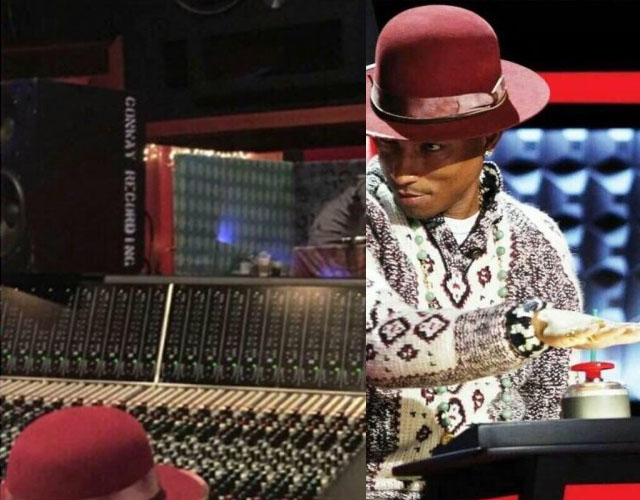 Christina Aguilera está grabando con Pharrell Williams