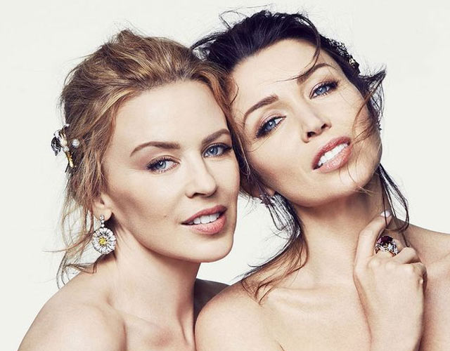 Las fotos de Kylie y Dannii Minogue juntas en Harper's Bazaar