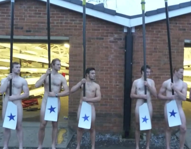 Deportistas desnudos: los Newcastle Rowers le hacen la competencia a los de Warwick